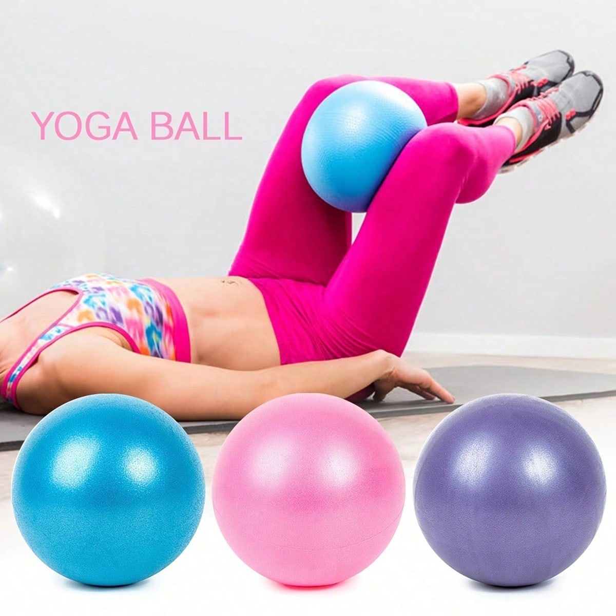 Pilates Ball Mini - 1pcs Mini Exercise Pilates Yoga Ball