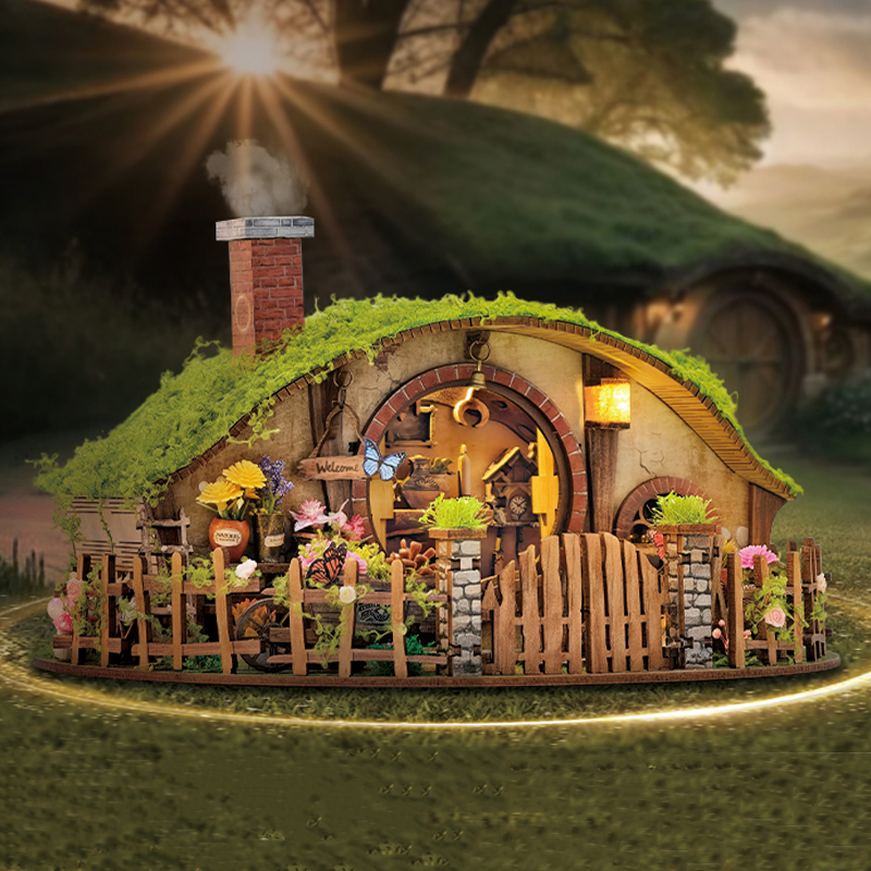 Pilates Ring Magic - Wooden DIY Magic Ring Dollhouse with