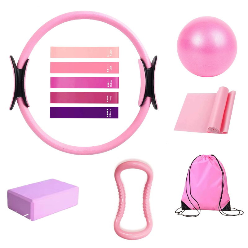 Pilates Ring Magic - Pilates 11-Piece Set, Includes 13inch Magic