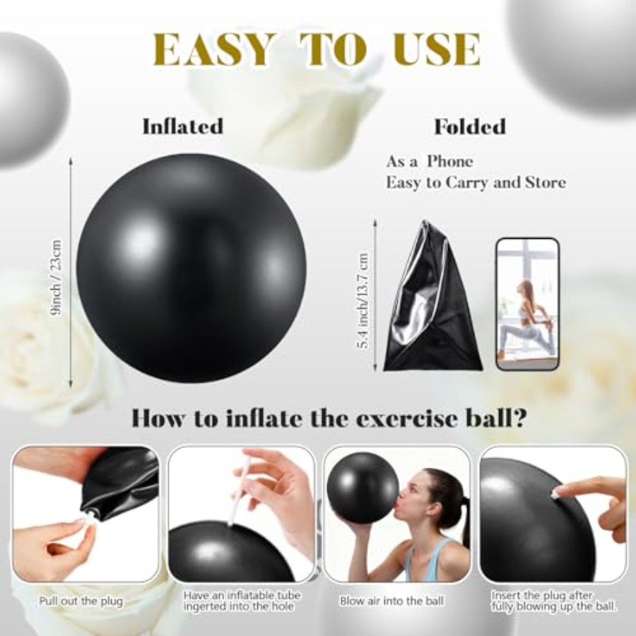 40 Pcs 9 Inch Exercise Pilates - Pilates Ball Mini incelemesi ve fiyatı