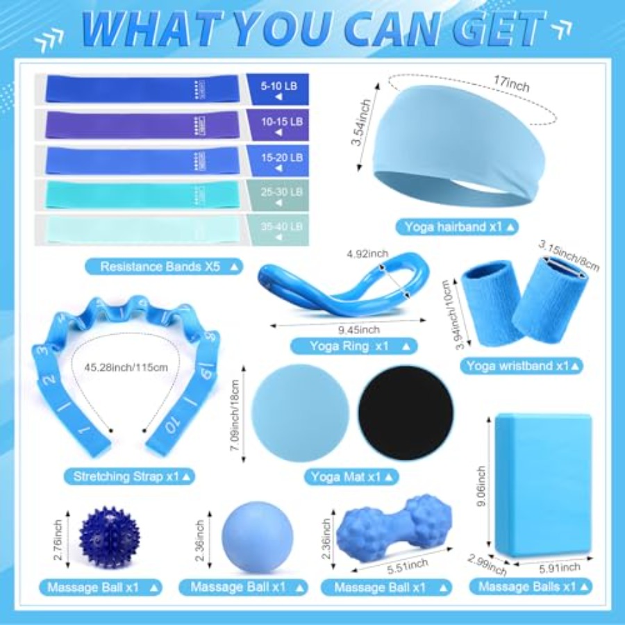 24 Pcs Home Pilates Essentials - Pilates Ring Magic incelemesi ve fiyatı