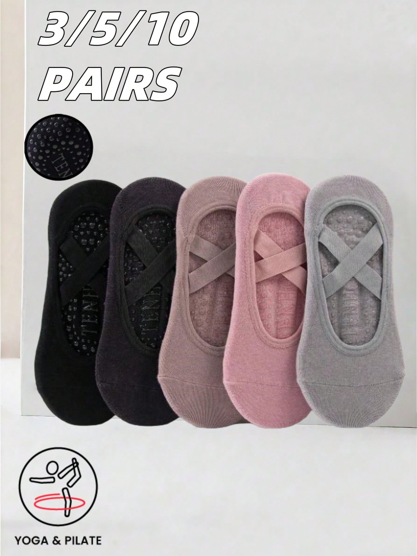 Anti-slip silicone sole yoga s - Pilates & Yoga Training Center incelemesi ve fiyatı