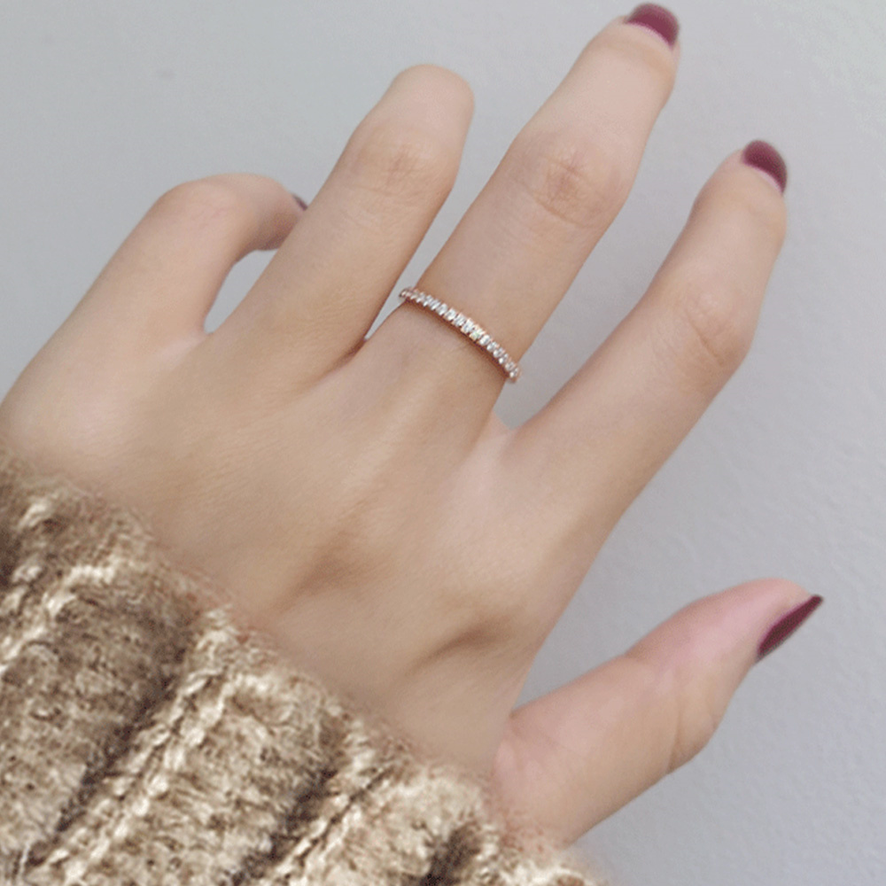 2mm Iced Out Cubic Zirconia Ri - Pilates Ring Magic incelemesi ve fiyatı