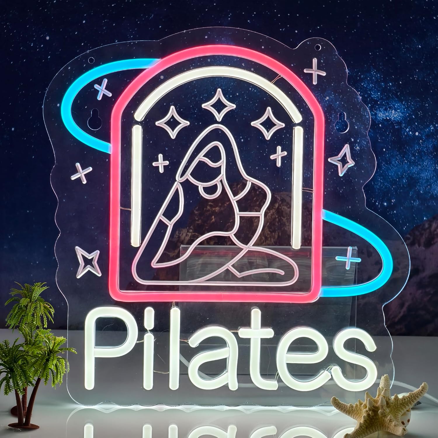 Pilates Neon Sign Art Wall Lig - Pilates Yoga Wellness incelemesi ve fiyatı